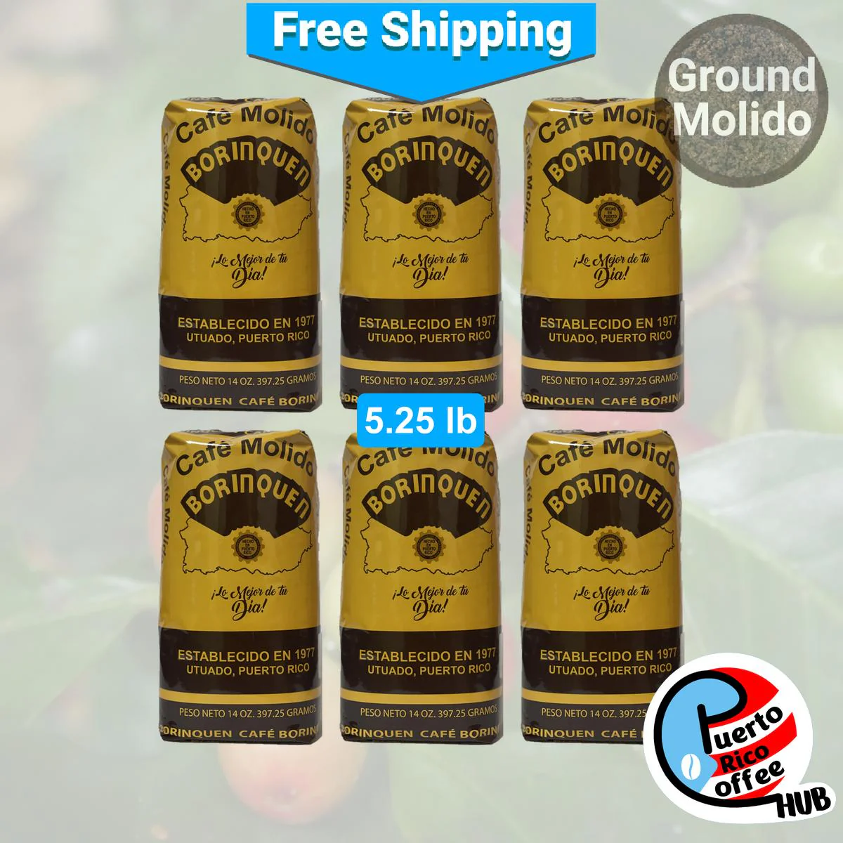 Café Borinquen Ground Coffee - Image 7